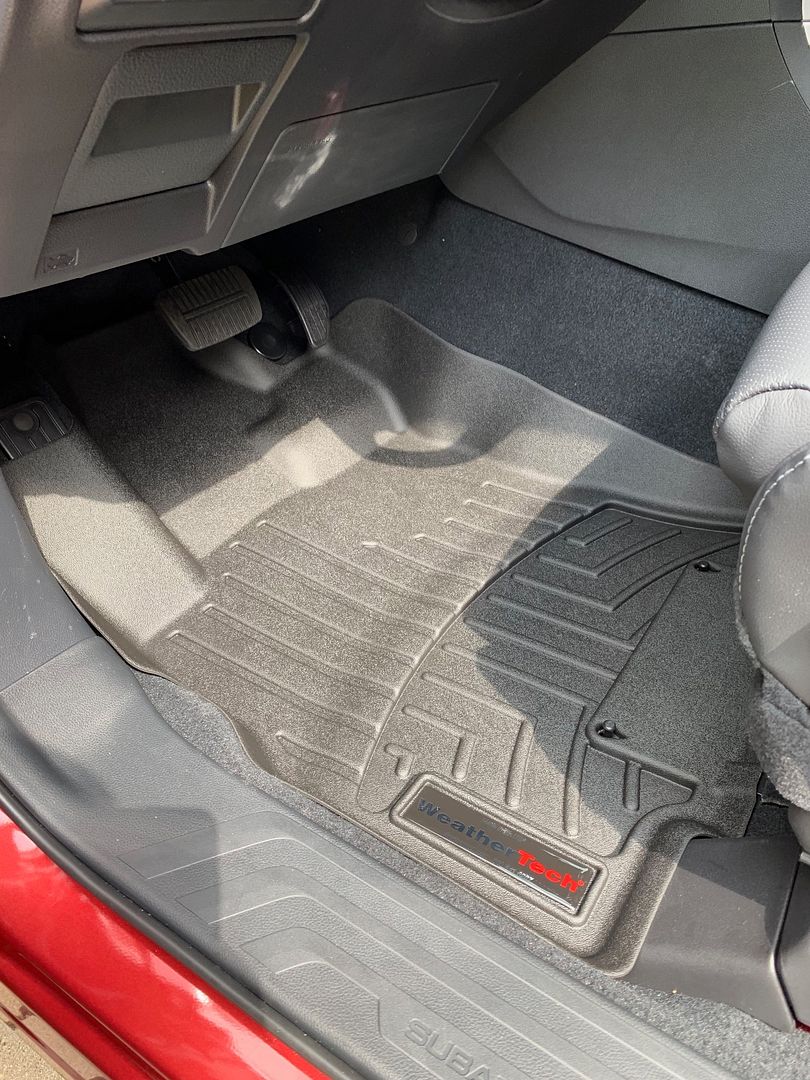 WeatherTech floor mats available immediately? Page 10 Subaru